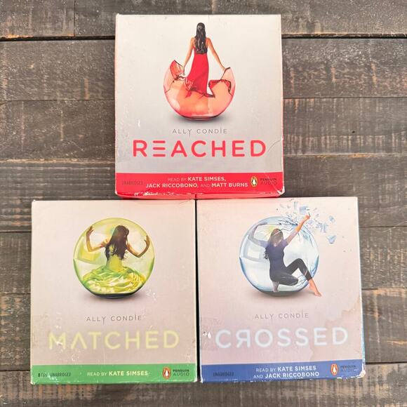 The Complete Matched Crossed Reached Trilogy-Ally Condie Audiobooks Unabridged - Picture 1 of 6